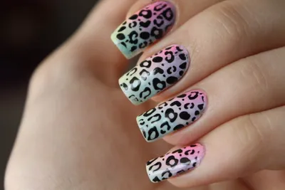 Леопардовые матовые ногти Животный принт | Winter nails, Winter manicure,  Manicure