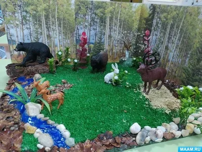 Лес с животными» — создано в Шедевруме