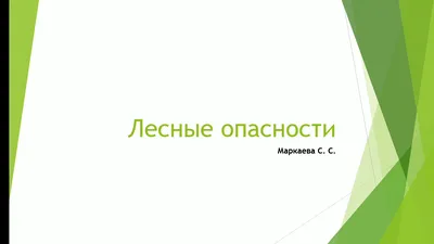 Лесные опасности" проект где скачать, найти? План к проекту как составить?