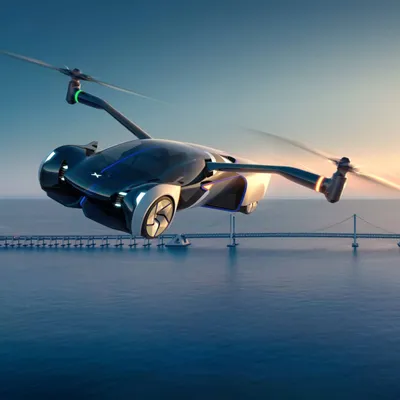 В Китае представили летающий автомобиль: Будущее: Наука и техника: 