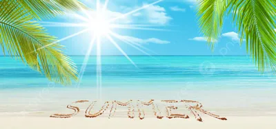 летний пляж с солнечным светом, лето, на берегу моря, пляж фон картинки и  Фото для бесплатной загрузки