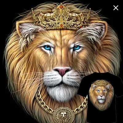 Фото Тату лев с короной| Салон Tattoo Times