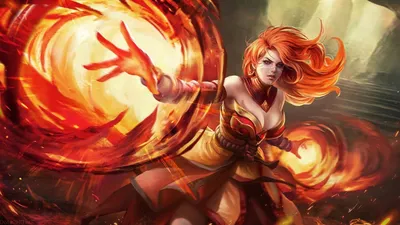 Модель показала косплей на Лину из Dota 2 в каноничном наряде | Канобу