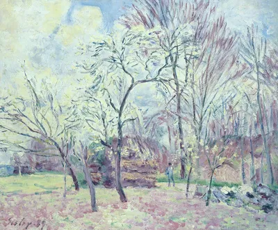 Лирические пейзажи Альфред Сислей (Alfred Sisley) (545 фото) » Страница 3 »  Картины, художники, фотографы на Nevsepic