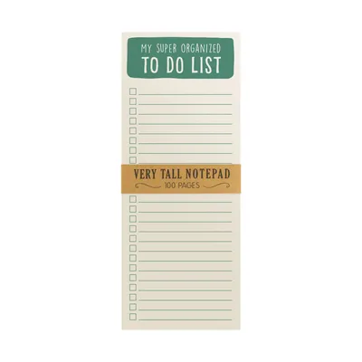 Realistic to do list spiral notebook white notepad