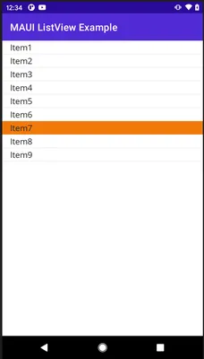 Android: ListView Item selected color is by default Orange and no property  available to change this color · Issue #13812 · dotnet/maui · GitHub