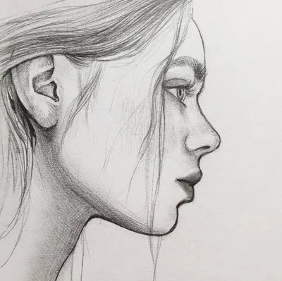 Рисунки лица девушки для срисовки (57 фото)
