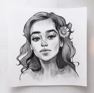рисунок карандашом лицо девушки в профиль Как научиться рисовать девушку  карандашом поэтапно #yandeximages | Лицо, Портрет, Рисунок карандашом