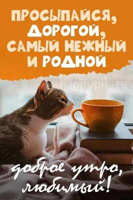 Доброе утро любимый — картинки для мужчины | Zamanilka