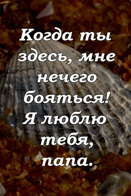 Красивые поздравления с днем рождения (Папе) ~ Папа, я тебя люблю