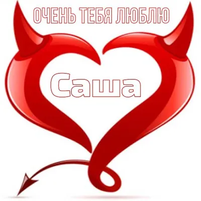 Открытка Саша Я тебя люблю.