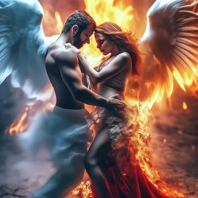 Ангел и демон любовь - 58 фото