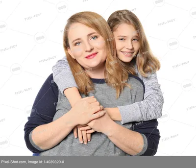 портрет матери и дочери Фото Фон И картинка для бесплатной загрузки -  Pngtree