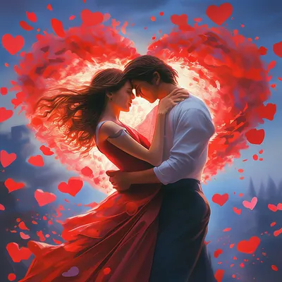 Любовь, романтика» — создано в Шедевруме