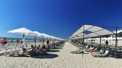 Корреспондент РИА Новости показал обстановку на пляжах в Анапе - РИА  Новости, 