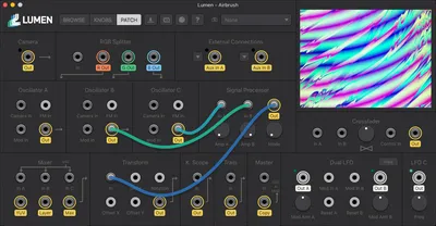 Lumen - Analog-Style Video Synth for Mac