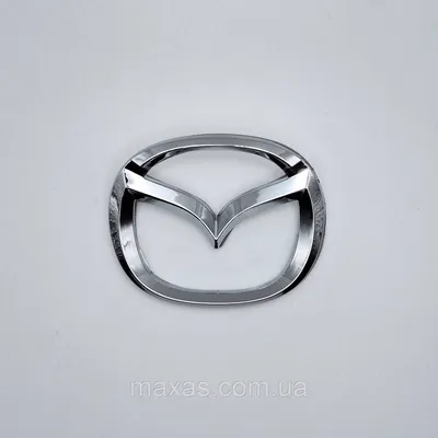 Mazda brand logo symbol black and white design Vector Image