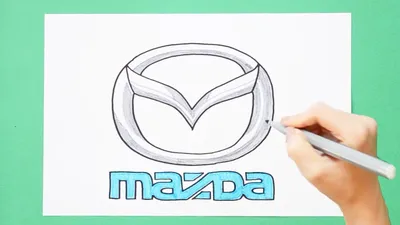 Тюнингованный логотип «Mazda»