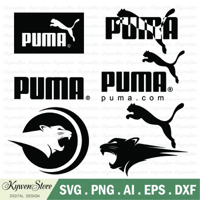 Puma company logo, a major German multinational company produces footwear  and sportswear Stock Photo - Alamy