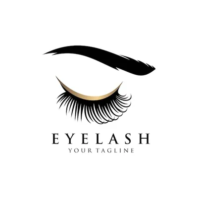 Создать сексуальный логотип с ресницами бесплатно с помощью программы  Lashes Logo Maker