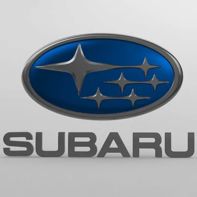 Наклейка на авто логотип Subaru машину виниловая - матовая, глянцевая,  светоотражающая, магнитная, металлизированная
