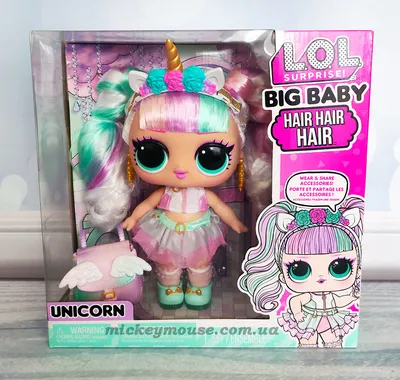 Кукла L.O.L. Surprise! Big Baby Hair Hair Hair Единорог (579717) купить в  интернет магазине с доставкой по Украине | MYplay