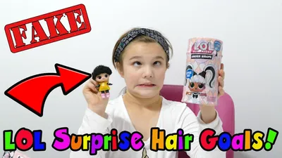 LOL Surprise Hairgoals Series 2 Doll With Real Hair and 15 Surprises,  Accessories, Great Gift for Kids Ages 4 5 6+ - 