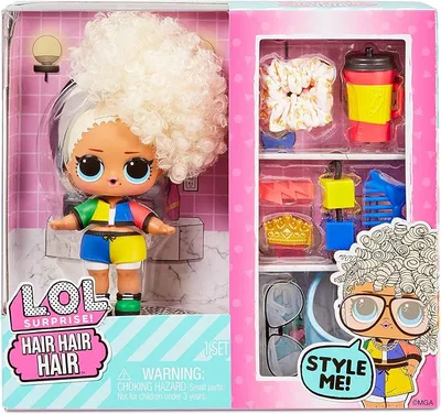 LOL Surprise Hairgoals Series 2 Doll With Real Hair and 15 Surprises,  Accessories, Great Gift for Kids Ages 4 5 6+ - 