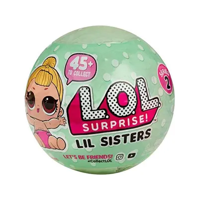 LOL. Surprise Glitter Color Change Lil Sisters Mini Pop | Thimble Toys