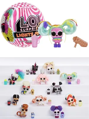 Игрушка Питомец светящийся LOL Surprise Lights Pets серии Неон 564881E7C,  Кукла ЛОЛ шарик L.O.L. Surprise! 38342768 купить в интернет-магазине  Wildberries