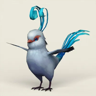 fantasy singing bird 3D Модель in Птица 3DExport