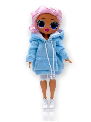 Dolls' Fashion Одежда для куклы 23 см, куклы типа лол, Хиди и велосипедки  (голубой) купить в Минске