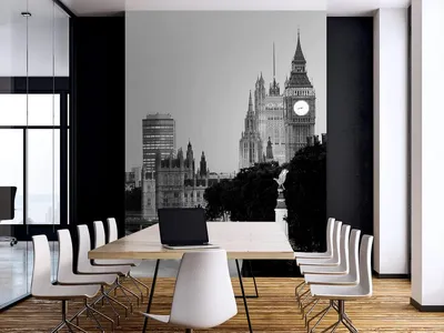Модульная картина "Черно-белый лондон"