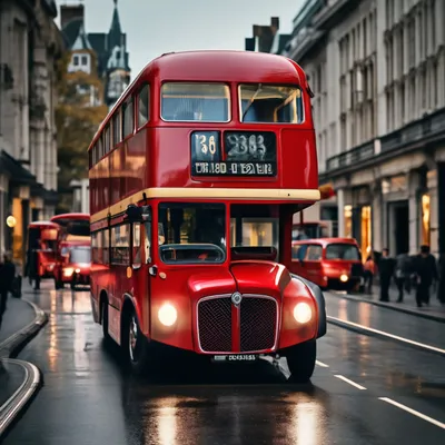 Лондонский автобус 🚌» — создано в Шедевруме