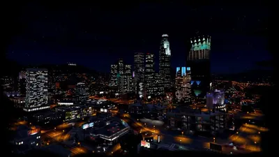 Ночной Лос Анджелес из космоса - 72 фото