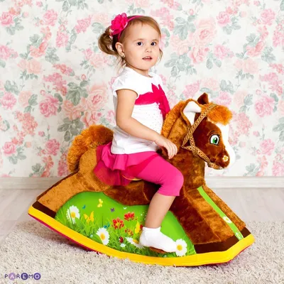 Детская лошадка качалка деревянная, любой цвет под заказ. (ID#1999801358),  цена: 2250 ₴, купить на 