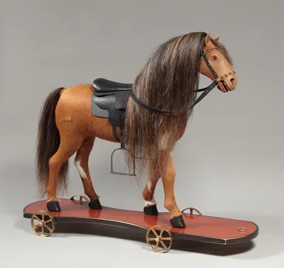 Детская кукольная игрушечная фигурка «Лошадка Принцессы» 3309 для девочек,  10 см. / Фиолетовая