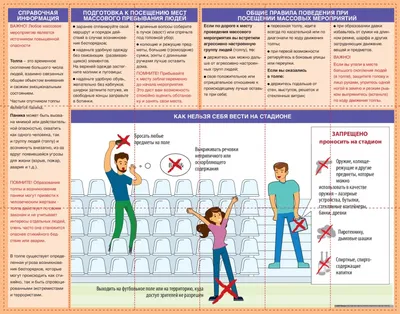 Администрация ЗАТО Солнечный | Памятка по правилам безопасности поведения  при посещении массовых (спортивных) мероприятий