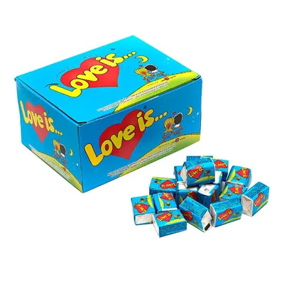 Chewing gum Love Is Banana-Strawber 100 pcs / Жвачка Love Is банан-клубника  | eBay