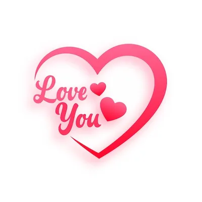 I love you background with hearts Royalty Free Vector Image