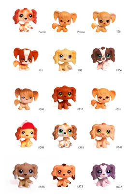 Littlest Pet Shop Lhasa Apso Dog #2130 100% Authentic LPS Red Bow Blue Eyes  | eBay