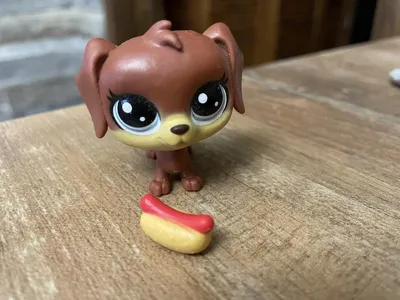 LPS Toys Pet Shop 2 шт. коричневая такса #1491 желтовато-коричневый крем  такса собака магнит | eBay