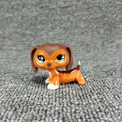 Littlest Pet Shop RARE #675 LPS Savannah Savvy Dachshund Dog | eBay