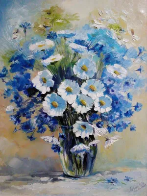 Картина на ОСП "Цветочный луг, полевые цветы, луговые цветы", 125 x 62 см -  купить по низкой цене в интернет-магазине OZON (855138196)