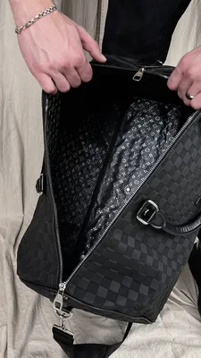 Мужская Сумка Дорожная Сумка Ручная Кладь Louis Vuitton Луи Витон Черная  Турция. Живое Фото — Купить Недорого на  (1670197261)