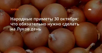 Луков день: традиции, история праздника, что можно и нельзя делать