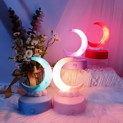Светящаяся игрушка, луна, облака, светящаяся Фантастическая луна, Детская  Высококачественная оптовая продажа, светящаяся настольная лампа | AliExpress