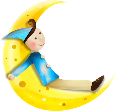 Луна сонную ребенка. Красивая луна спать. Типы сладкие сны детей. В  изоляции полумесяцем графический элемент Иллюстрация штока - иллюстрации  насчитывающей шарж, приветствие: 214638973