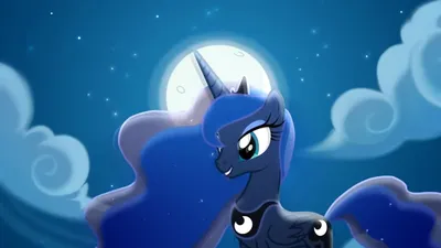 Коллекционная фигурка 'Лунная Пони' (Nightmare Moon), из серии 'Guardians  of Harmony', My Little Pony, Hasbro [B7300]