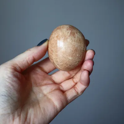 2 шт. натуральный персиковый лунный камень, энергетический пальмовый камень  из Мадагаскара | AliExpress